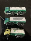 Matchbox Lesney Fuel Trucks In Playworn Condition Ideal for Restoration