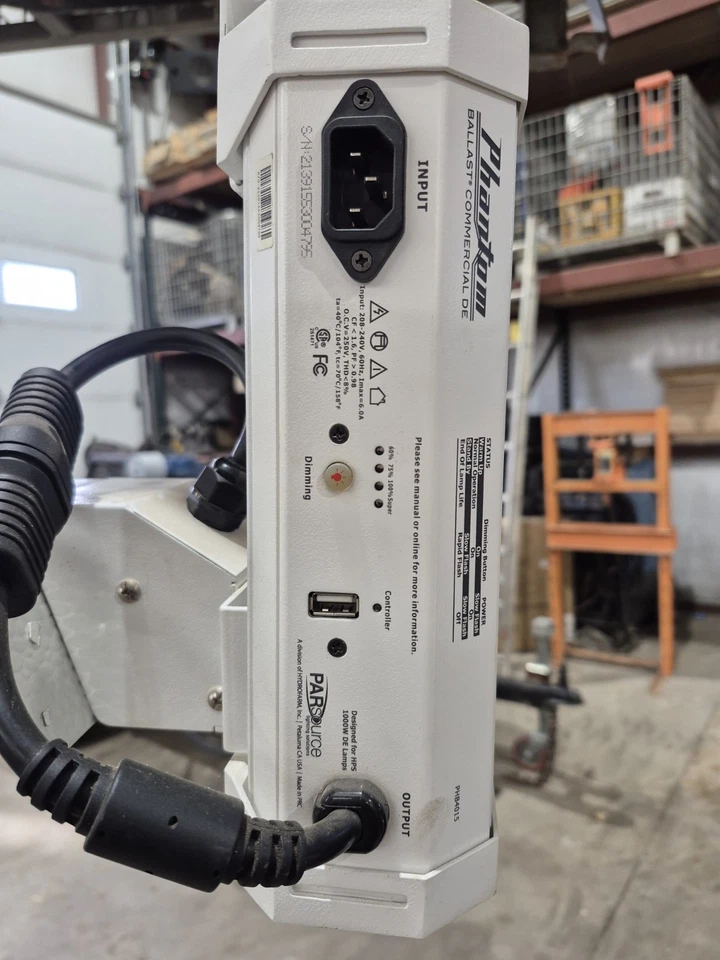 Светильник для выращивания растений Hydrofarm Phantom 1000 Вт DE двухсторонний HPS/MH 277 В с балластом PHB4020 - Изображение 4 из 4