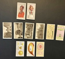 (A 169) SET OF 11 Miscellaneous Cigarette Cards OGDENS/PLAYERS/SUNRIPE