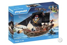 Playmobil 71530 Pirates Large Pirate Ship with Crew Playset