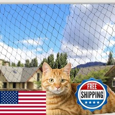 Piowet YOKMO Cat Balcony Rail Net Anti-Fall Netting Pet Mesh Fence, Black