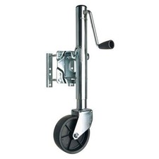 Reese 74410 Round Trailer Jack Side Mount 1000 Lbs Sidewind Bolt-on 10in Travel Reese 74410 Round Trailer Jack Side Mount 1000 Lbs Sidewind Bolt-on 10in Travel