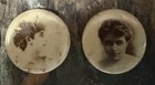Antique 1890s Sweet Caporal Cigarette Actress Pinback Buttons Whitehead & Hoag L — photo 3