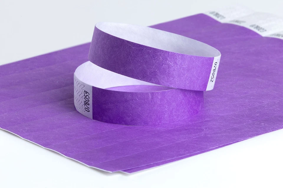 Eventbänder/Festivalbänder/Eintrittsbänder - Farbauswahl - Nummeriert - Tyvek® - Bild 2 von 4