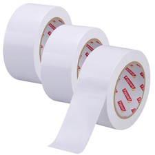 3 Rollen Panzertape Wei&szlig;, 48mm x 28m Wasserfestes Panzerband 210&mu; Gewebeverst&auml;rk