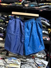 Vintage Nike Color Block Nylon Shorts Size Large