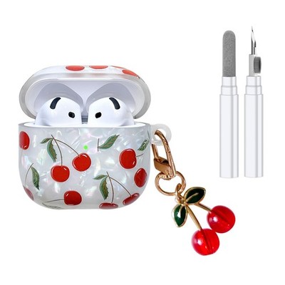 Compatible with AirPods 4 Case, Cute Pretty for AirPod 4 case, cherry