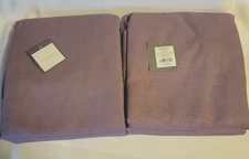 Threshold Single Panel Curtain Set of 2 Refined Plum Purple Grommet 54"x95"