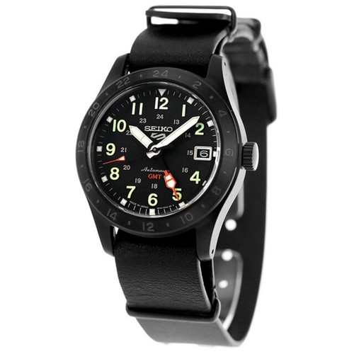 Seiko 5 Sports Watch Men SBSC013 Sports Field GMT Street Style Automatic