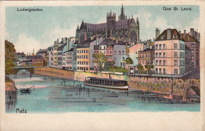 Carte postale ancienne : image de Corps de Garde de Metz