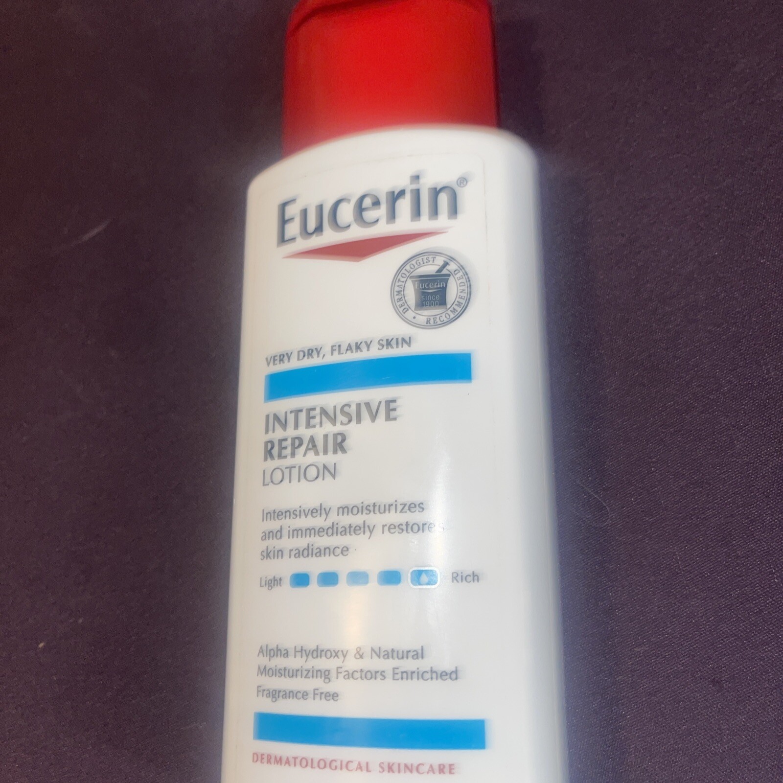Eucerin Intensive Repair Lotion Fragrance Free  5 oz Each Very Dry