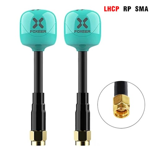 2x FOXEER FPV Mini Antena Lollipop 4 Plus 5.8G 2.6dBi Omni para RC Racing Drone - Imagen 25 de 47