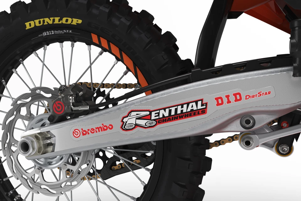 Swingarm Decals Clear Universal ProCut Graphics 13" X 1.7" (SA-PROCUT-05) - Image 2 of 4