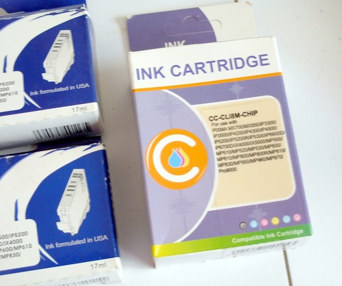 Lot de 7 cartouches d'encre neuves périmées Ink Cartridges expired use date, new - Foto 2 di 7