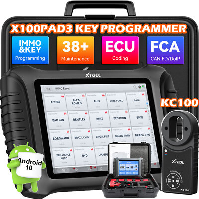 2025 XTOOL X100PAD3 IMMO Programming Diagnostic Scanenr Key Programmer 38 Resets