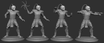 Cyrax Resin Sculpture Statue Model Kit  size choices!Unpainted/Unassembled
