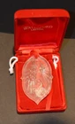 1996 Waterford Crystal Glass Songs of Christmas Tree Ornament Silent Night w/Box