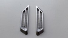 SILVER Power Vents Bonnet Side Wing fits PEUGEOT (BV1S) Gift Idea
