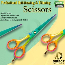 Professional Barber Hair Cutting Scissors GERMAN Shears Size 6" BRAND NEW USA