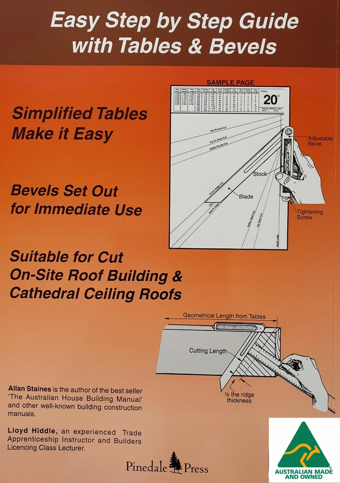 Roof Building Manual Step by Step Tables & Bevels 5th Edition Allan Staines - image 2 of 4