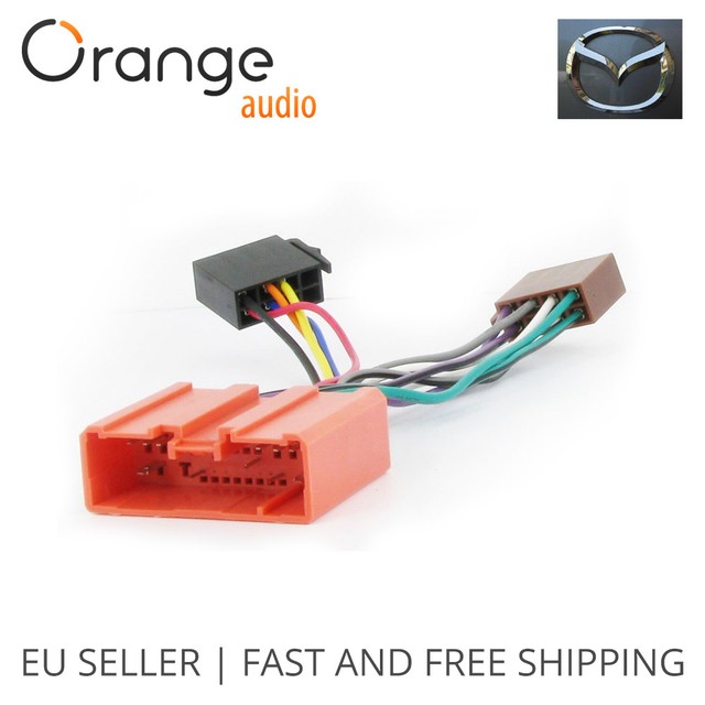 Wiring Harness Adapter for Mazda 2001- ISO connector stereo plug