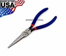 Pro America 6in Serrated Needle Nose Pliers Made In Usa Long Chain Nose Plier Pro America 6in Serrated Needle Nose Pliers Made In Usa Long Chain Nose Plier