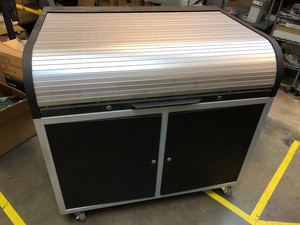 Chief Ert St Steel Elite Roll Top Desk Used For Studio Rack Mount
