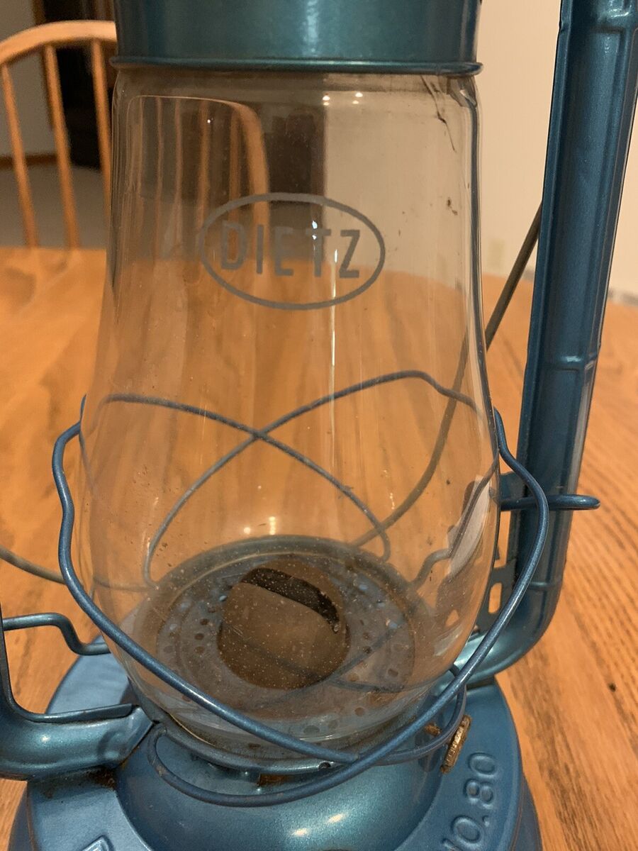 Dietz Lantern No. 80 Blizzard Model Metallic Aqua Blue 16 Dietz Lantern No. 80 Blizzard Model Metallic Aqua Blue 16