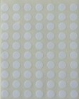 350 Small White Round Sticky Dots 8mm Circles Self Adhesive Stickers Labels