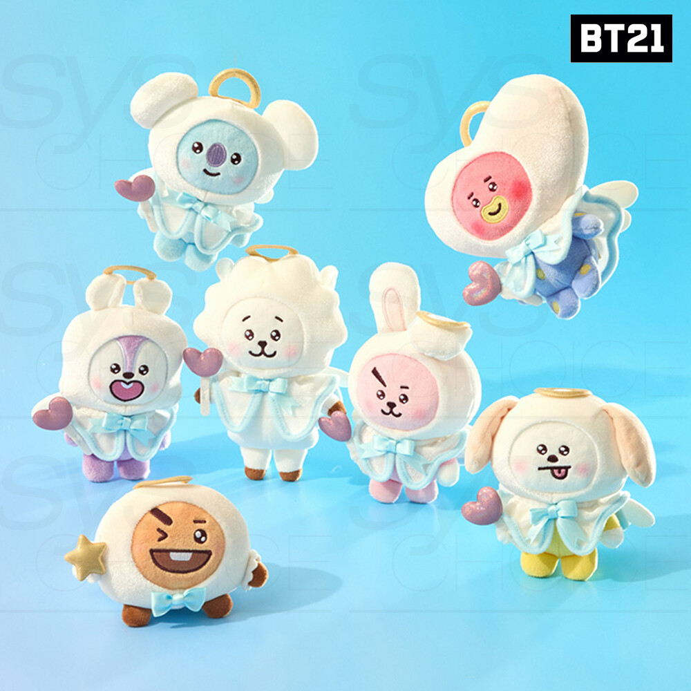 BTS BT21 Official Goods ANGEL & VILLAIN Angel Plush +