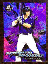 2018 Bowman Platinum Prismatic Prodigies Keston Hiura #PPP-38 Purple /250