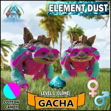 Ark Survival Ascended PVE 🍭 Colored Cotton Candy GACHA Element Dust [Clone]