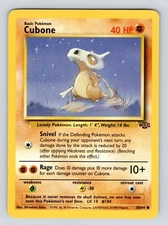 CUBONE 50/64 JUNGLE SET UNLIMITED POKEMON TCG CCG 1999 NM