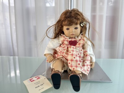 Artist Doll Heidi Ott Vinyl Doll 34cm. Excellent Condition