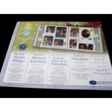 Pkg 12 Creative Memories NATURES WHISPER 10X12 PRINTED MOUNTING PAPER open side