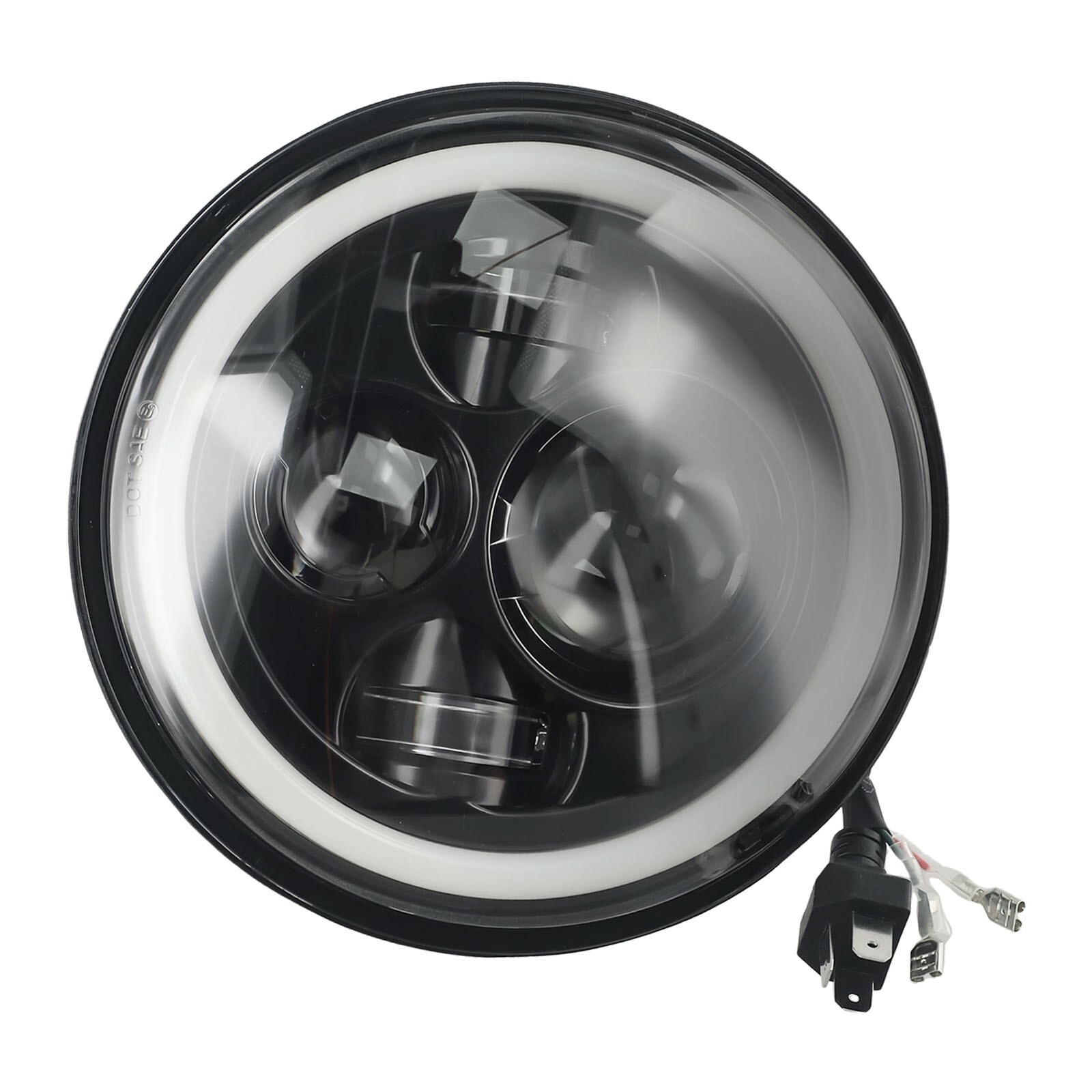 Enhanced Visibility Motorcycle LED Headlight Waterproof and Easy to Install