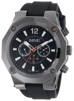 August Steiner Men's Sporty Multifunction Watch With Black Silicone Strap As8... August Steiner Men's Sporty Multifunction Watch With Black Silicone Strap As8...