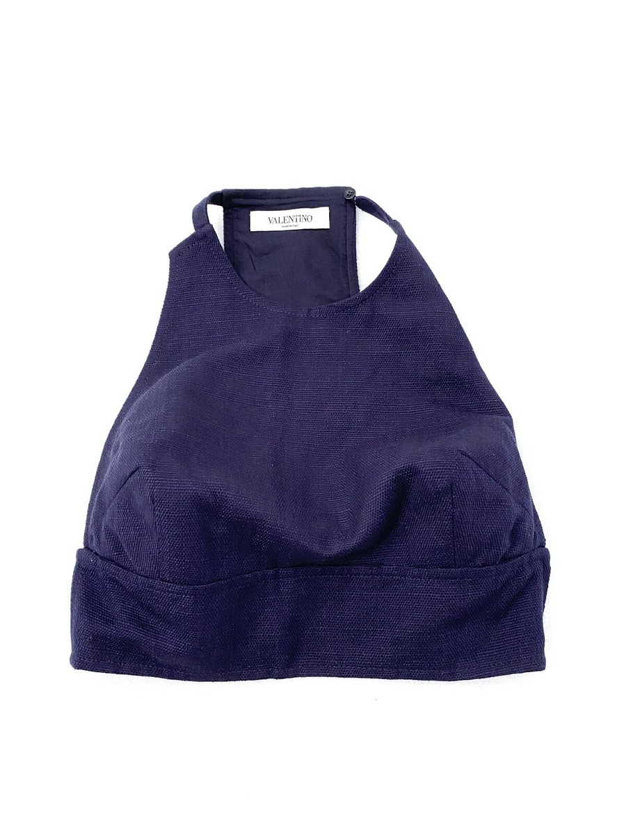 Valentino Navy Blue Top Size 38 | eBay
