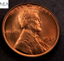 1939-d Lincoln Wheat Penny Cent Gem Bu Red 1939-d Lincoln Wheat Penny Cent Gem Bu Red