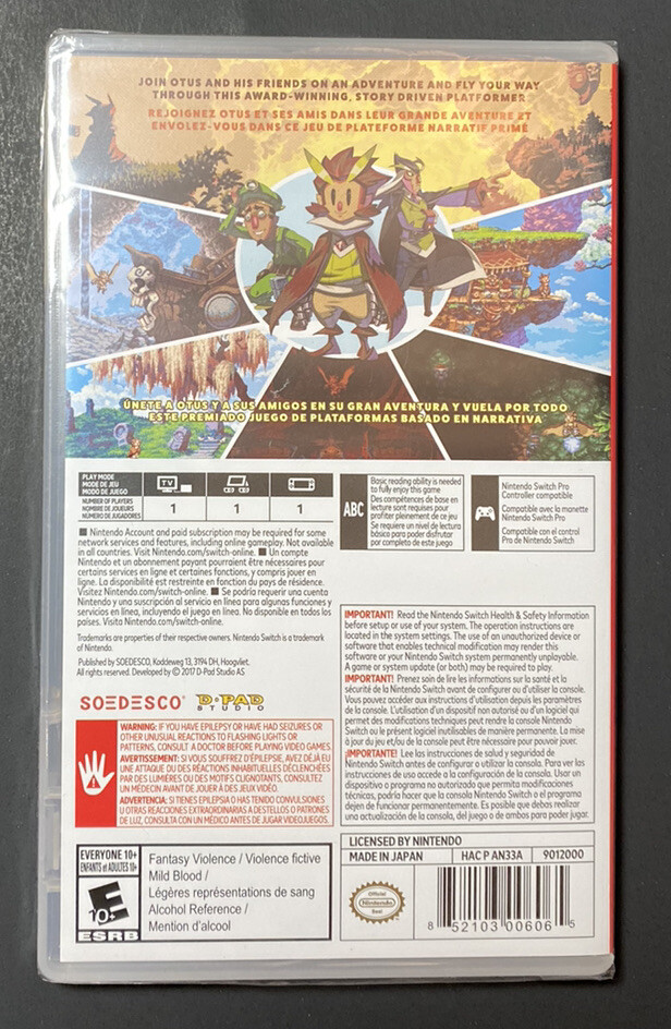 Owlboy (Nintendo Switch) NEW | eBay