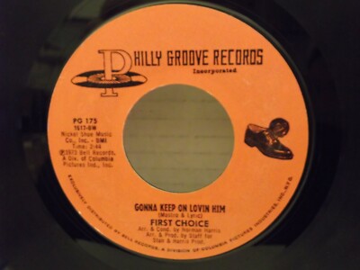 First Choice,Philly Groove 175,''Gonna Keep On Lovin Him'',US,7''45,70s soul,Mint