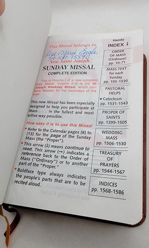 1999 New St. Joseph Sunday Missal Revised Liturgy COMPLETE Edition NICE - Bild 7 von 20