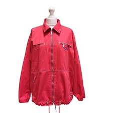 Vintage 80s  Collared Jacket Early 90s Reebok Red Zipped Cotton 16 Eu 44