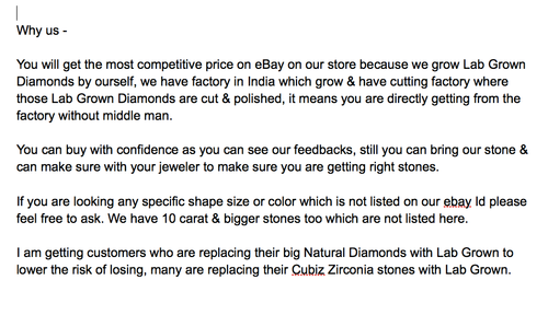 1.13 Ct ROUND Cut IGI Certified Lab Grown CVD Diamond F Color VS2 Clarity STONE - Picture 10 of 10