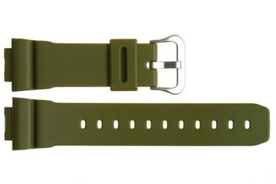 Original Casio Uhrenarmband Band Khaki Grün 10512601 für DW-5600M-3 Dw 5600 M3
