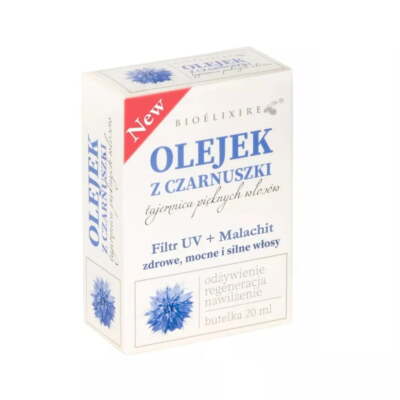5903829094258 BIOELIXIRE Black Seed Oil regenerujący olejek z czarnuszki 20ml (P
