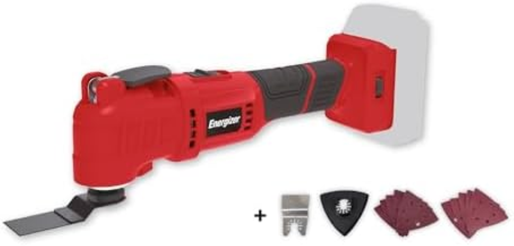Energizer 20V Cordless Multi-Tool â€" 7.000-19.000 giri/min, 6 velocitÃ , impugn