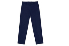 George Boys' School Flat Front Classic Pants Navy Blue Size 16