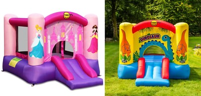 Hüpfburg Rutsche Kinder Kinder Aufblasbar Garten Outdoor Sprung Party Spaß Spielzeug