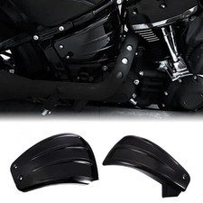 GLOSS BLACK SIDE FARING BATTERY COVER FOR HARLEY SOFTAIL STREET BOB FXBB 18-22